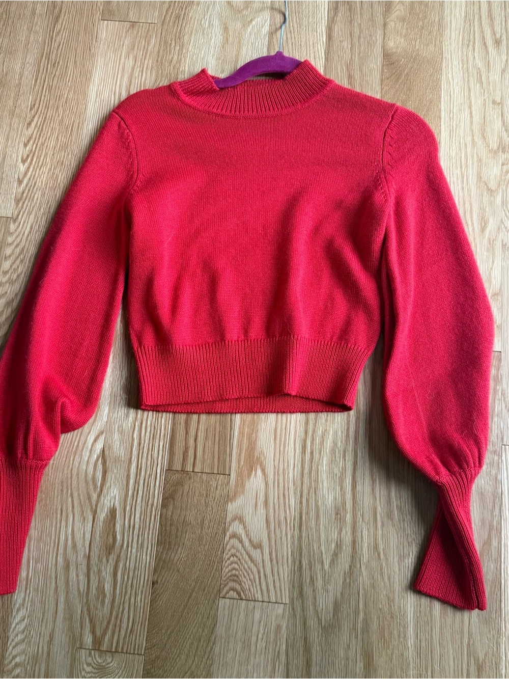 LPA Red Cropped Sweater